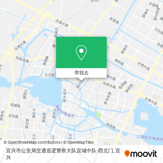 宜兴市公安局交通巡逻警察大队宜城中队-西北门地图