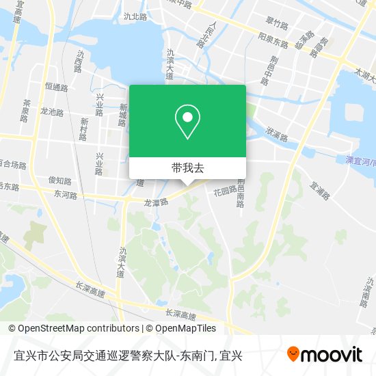 宜兴市公安局交通巡逻警察大队-东南门地图