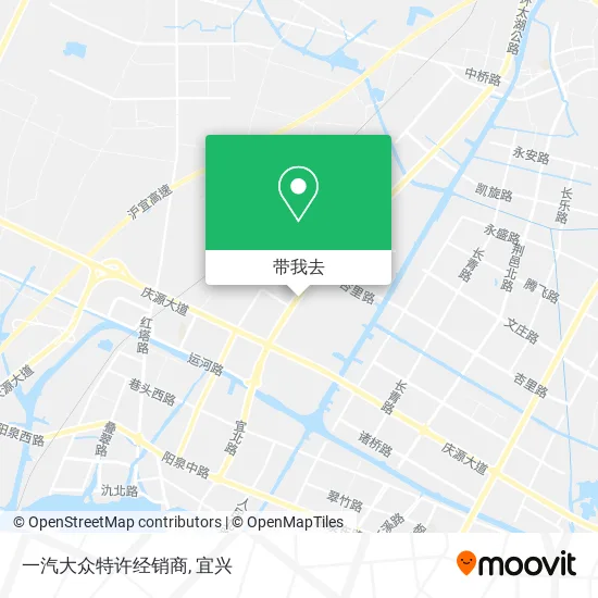 一汽大众特许经销商地图