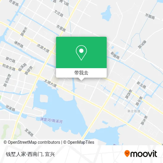 钱墅人家-西南门地图