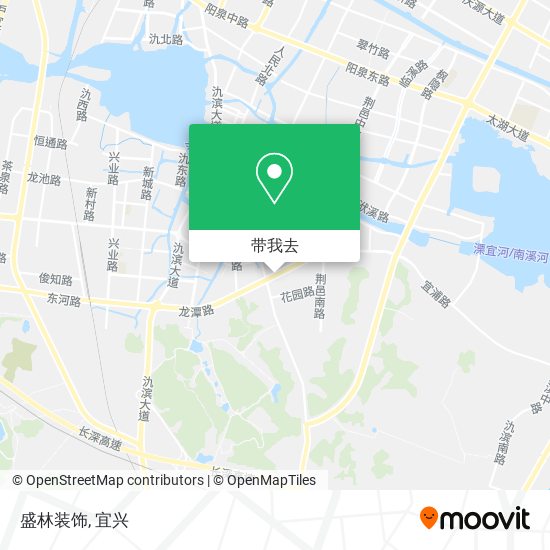 盛林装饰地图