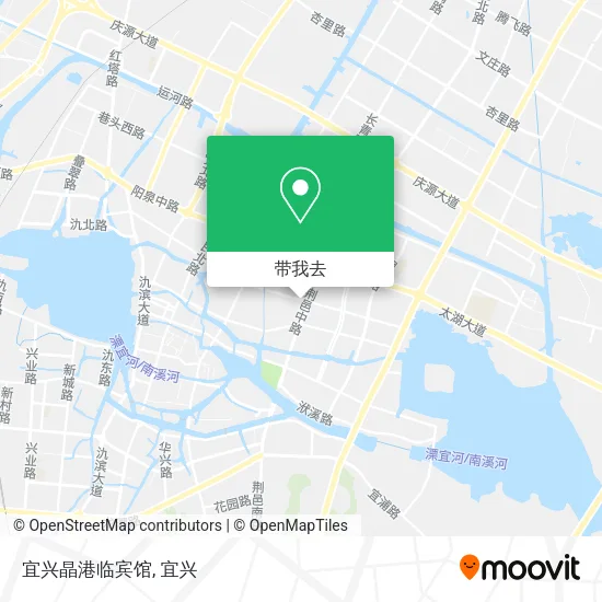 宜兴晶港临宾馆地图