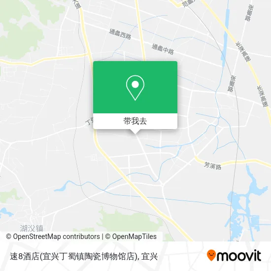 速8酒店(宜兴丁蜀镇陶瓷博物馆店)地图
