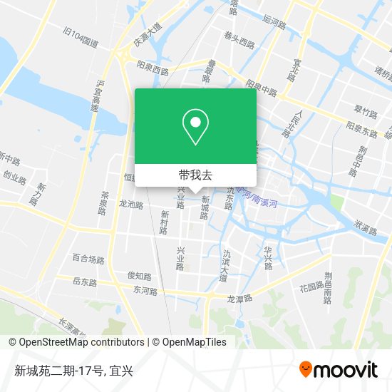 新城苑二期-17号地图