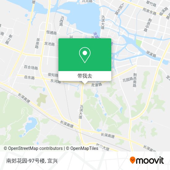 南郊花园-97号楼地图