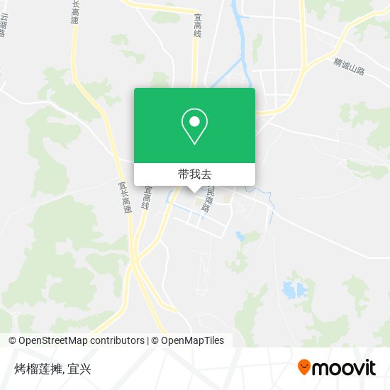 烤榴莲摊地图
