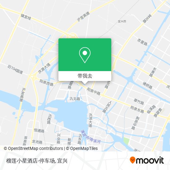 榴莲小星酒店-停车场地图