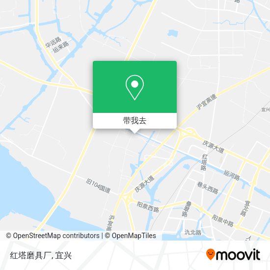 红塔磨具厂地图