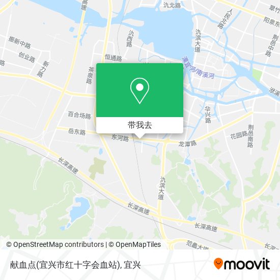 献血点(宜兴市红十字会血站)地图