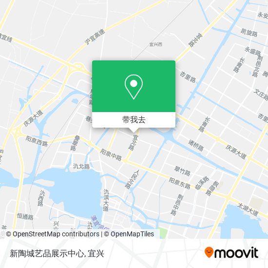 新陶城艺品展示中心地图