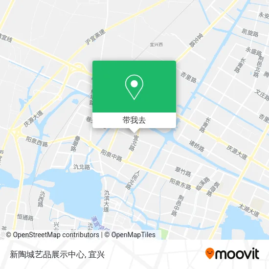 新陶城艺品展示中心地图