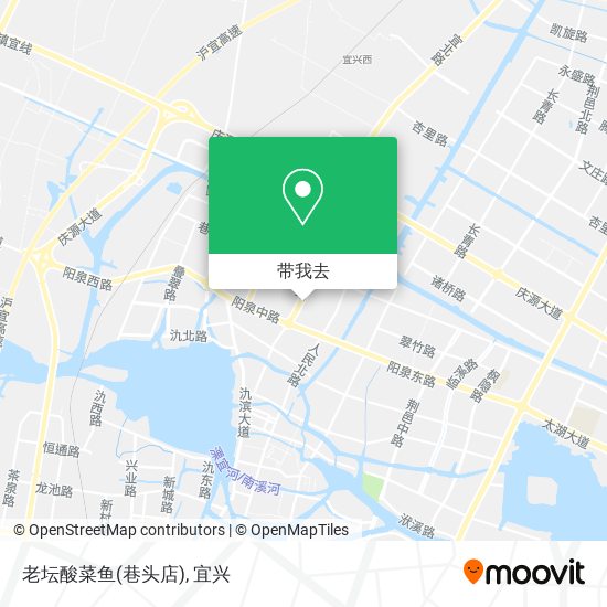 老坛酸菜鱼(巷头店)地图