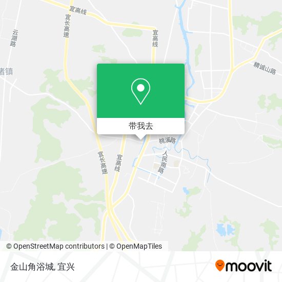 金山角浴城地图