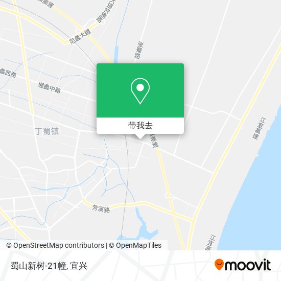 蜀山新树-21幢地图