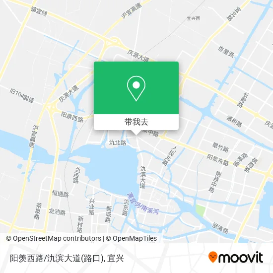 阳羡西路/氿滨大道(路口)地图