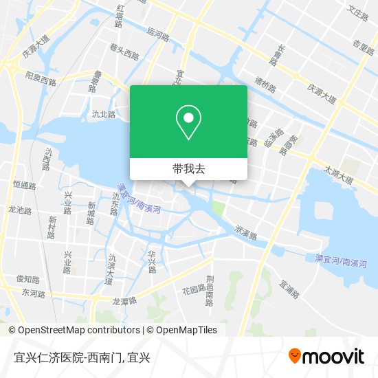 宜兴仁济医院-西南门地图