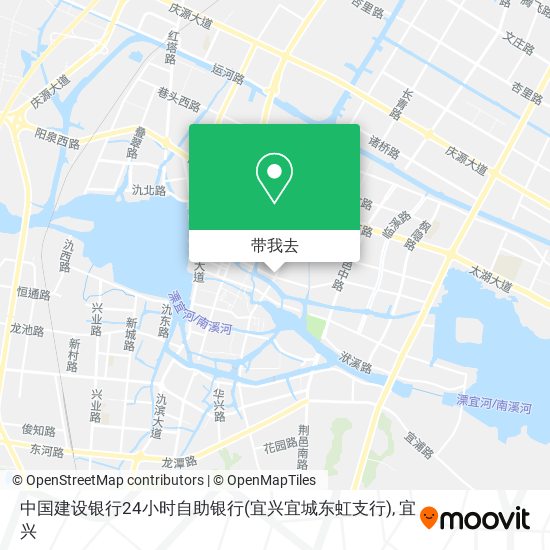 中国建设银行24小时自助银行(宜兴宜城东虹支行)地图