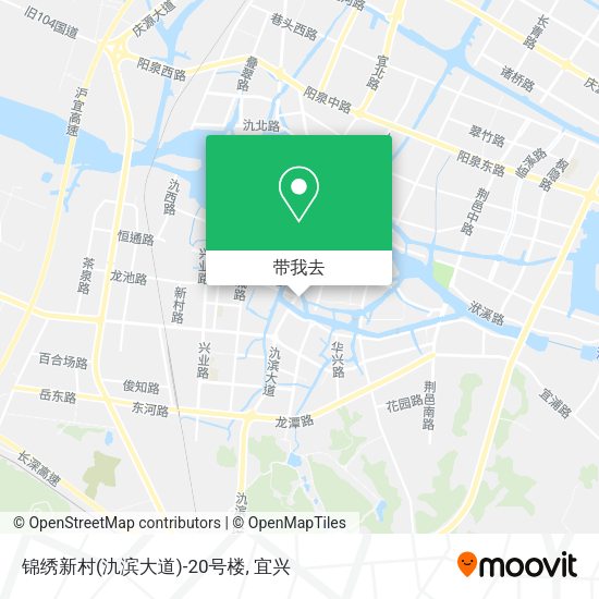 锦绣新村(氿滨大道)-20号楼地图