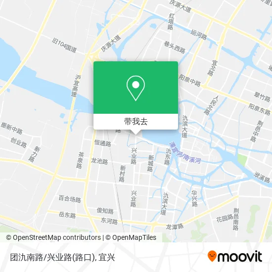团氿南路/兴业路(路口)地图
