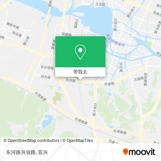 东河路兴业路地图