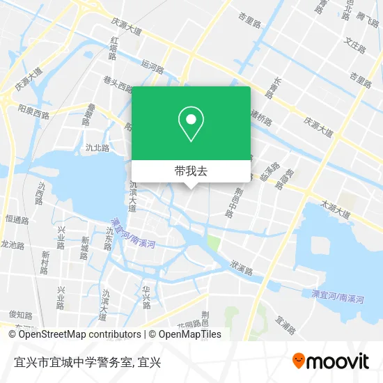 宜兴市宜城中学警务室地图