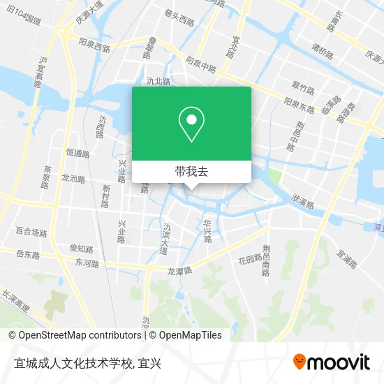 宜城成人文化技术学校地图