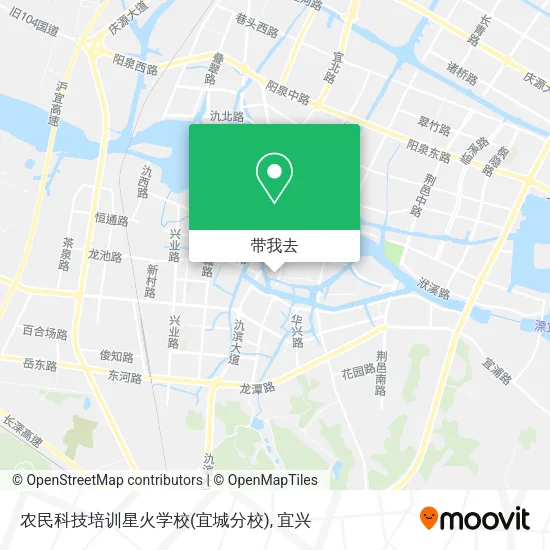 农民科技培训星火学校(宜城分校)地图