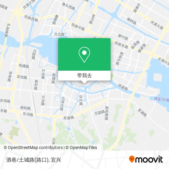 酒巷/土城路(路口)地图