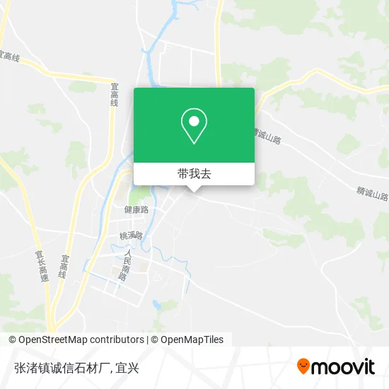 张渚镇诚信石材厂地图