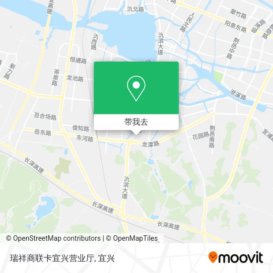 瑞祥商联卡宜兴营业厅地图