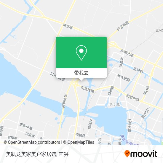 美凯龙美家美户家居馆地图