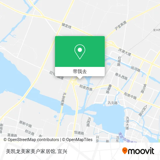 美凯龙美家美户家居馆地图