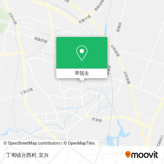 丁蜀镇台西村地图