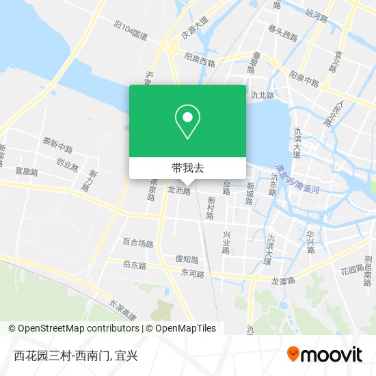 西花园三村-西南门地图