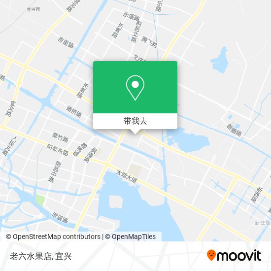 老六水果店地图