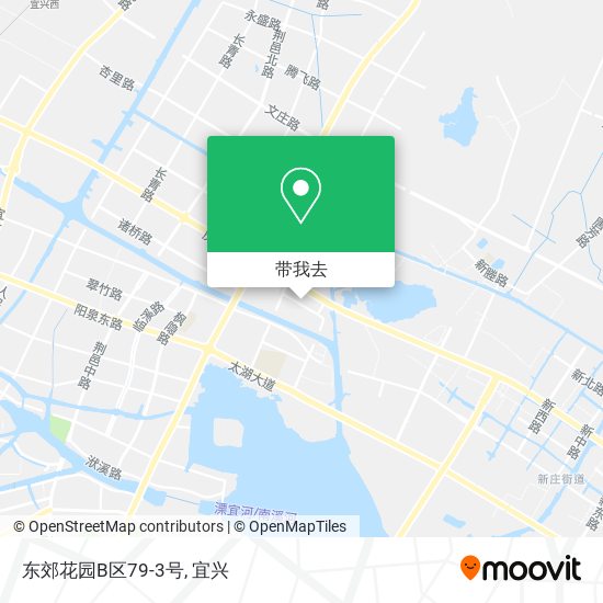 东郊花园B区79-3号地图