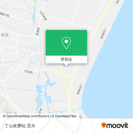 丁山收费站地图
