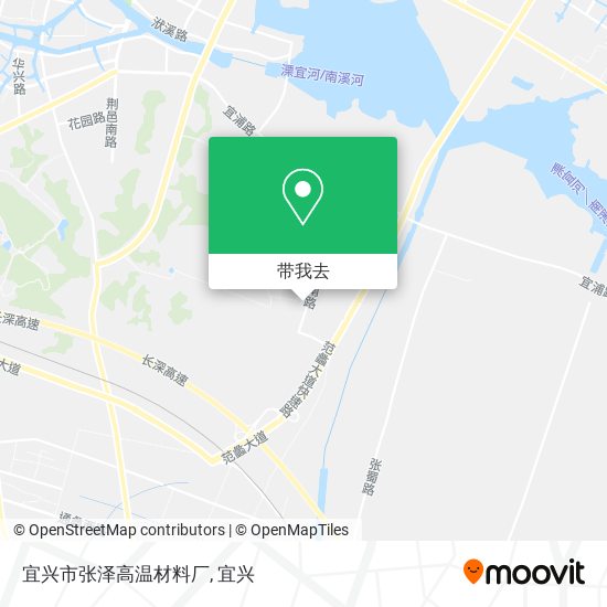 宜兴市张泽高温材料厂地图