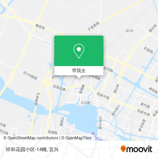 祥和花园小区-14幢地图