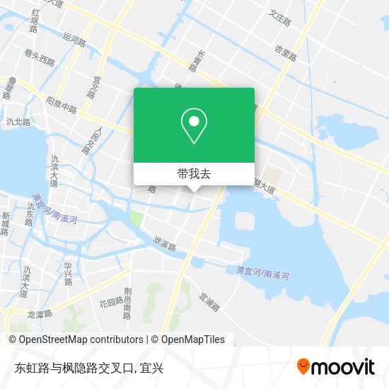 东虹路与枫隐路交叉口地图