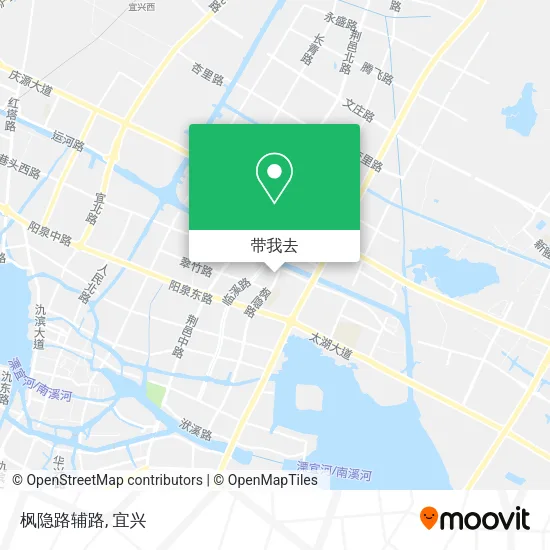 枫隐路辅路地图