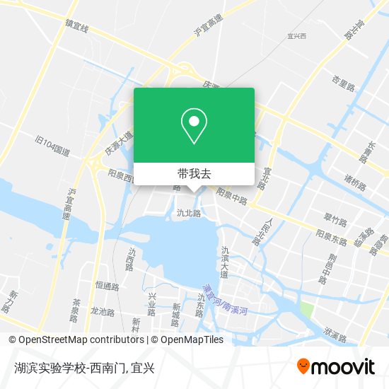 湖滨实验学校-西南门地图
