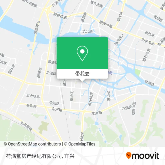 荷满堂房产经纪有限公司地图