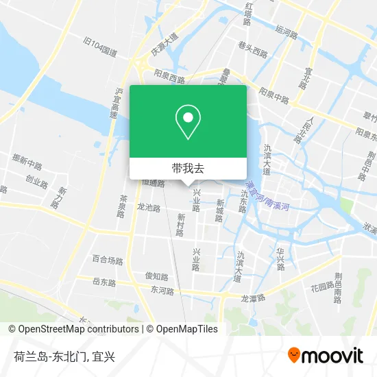 荷兰岛-东北门地图