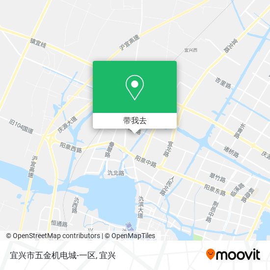 宜兴市五金机电城-一区地图