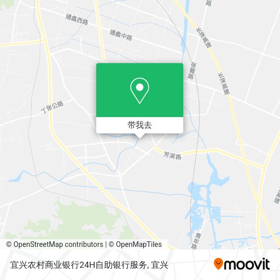 宜兴农村商业银行24H自助银行服务地图