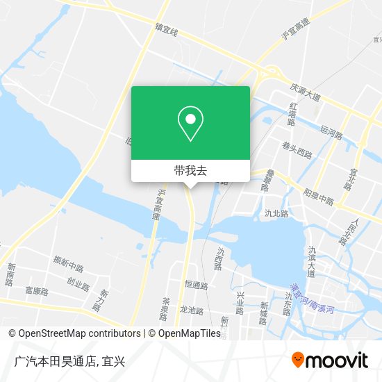 广汽本田昊通店地图