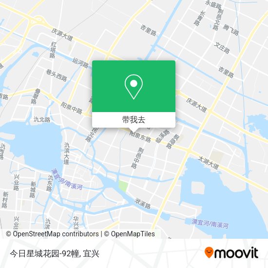 今日星城花园-92幢地图