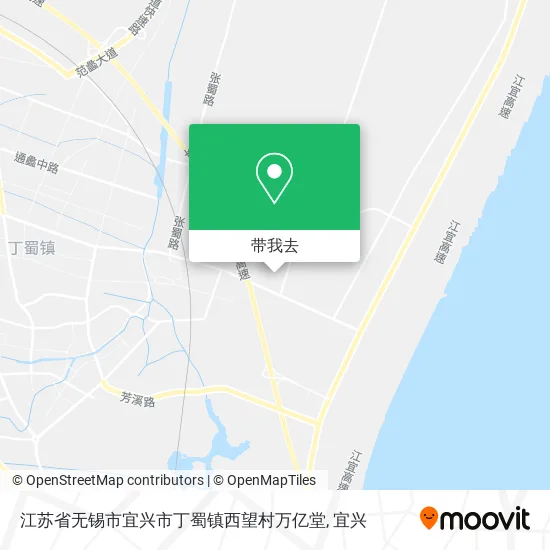 江苏省无锡市宜兴市丁蜀镇西望村万亿堂地图