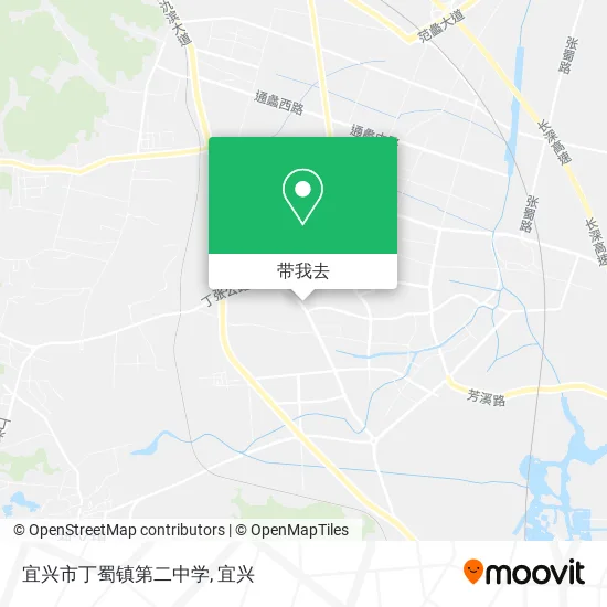 宜兴市丁蜀镇第二中学地图